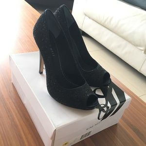 Nine West Dressy High Heels Black Size 7